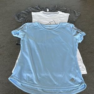 WOMENS ADIDAS 3 T-SHIRT BUNDLE